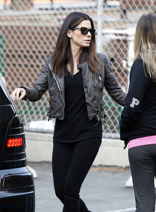 Sandra Bullock Leather Jacket #2 - LeatherCult