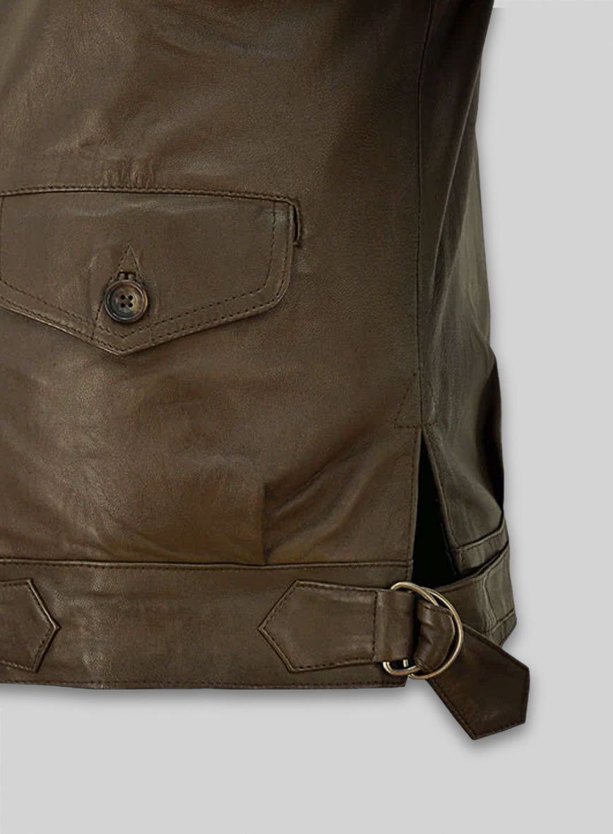 Scott Eastwood Fury Leather Jacket