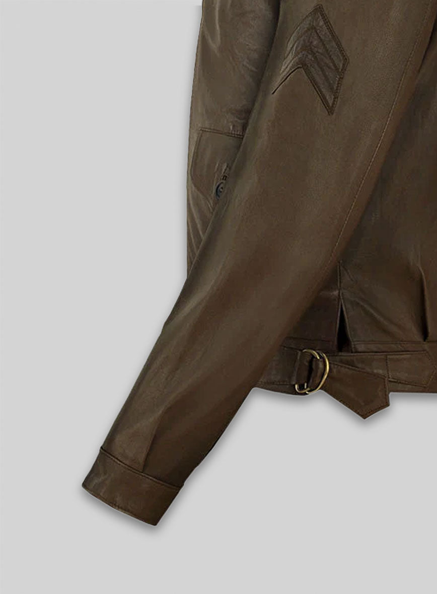 Scott Eastwood Fury Leather Jacket