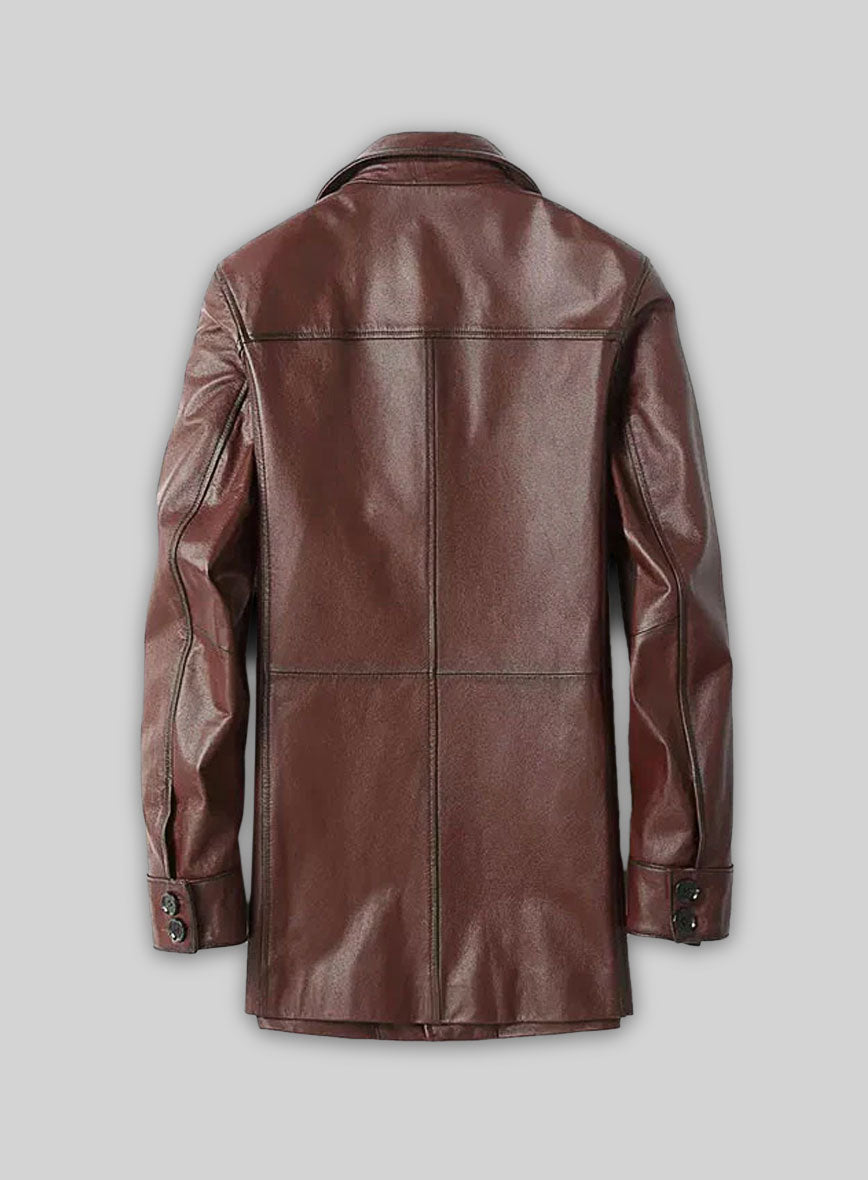Scout Leather Trench Coat