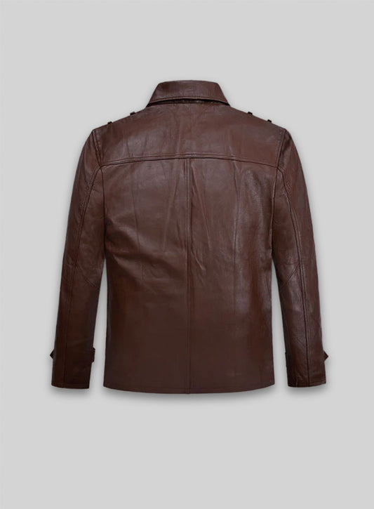 Sebastian Stan A Different Man Leather Jacket