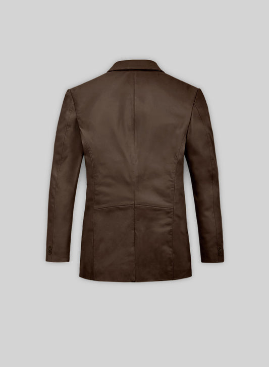 Soft Scottish Brown Leather Blazer