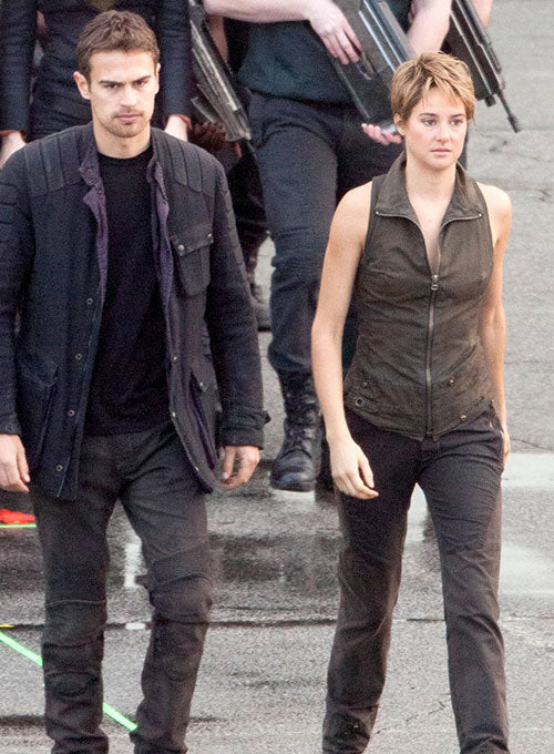 Shailene Woodley Insurgent Leather Vest - LeatherCult