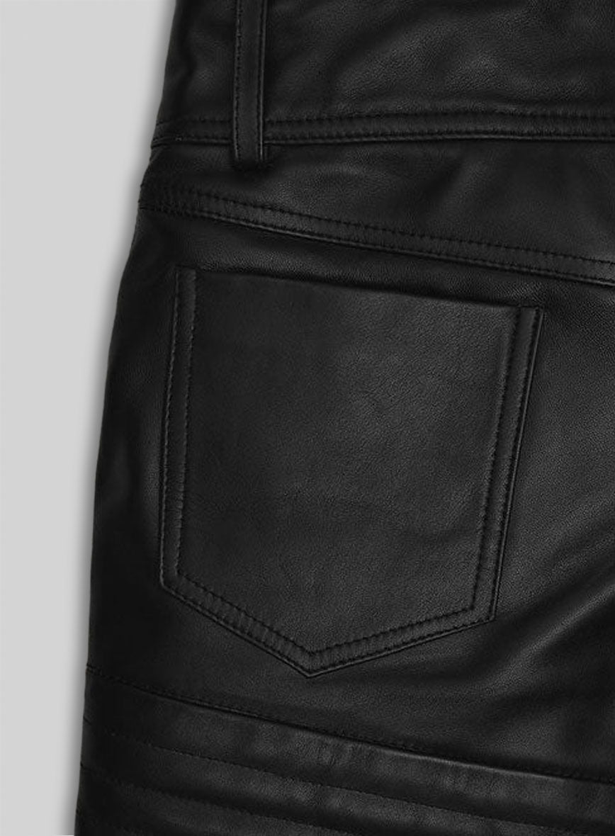 Leather Cargo Shorts Style # 361