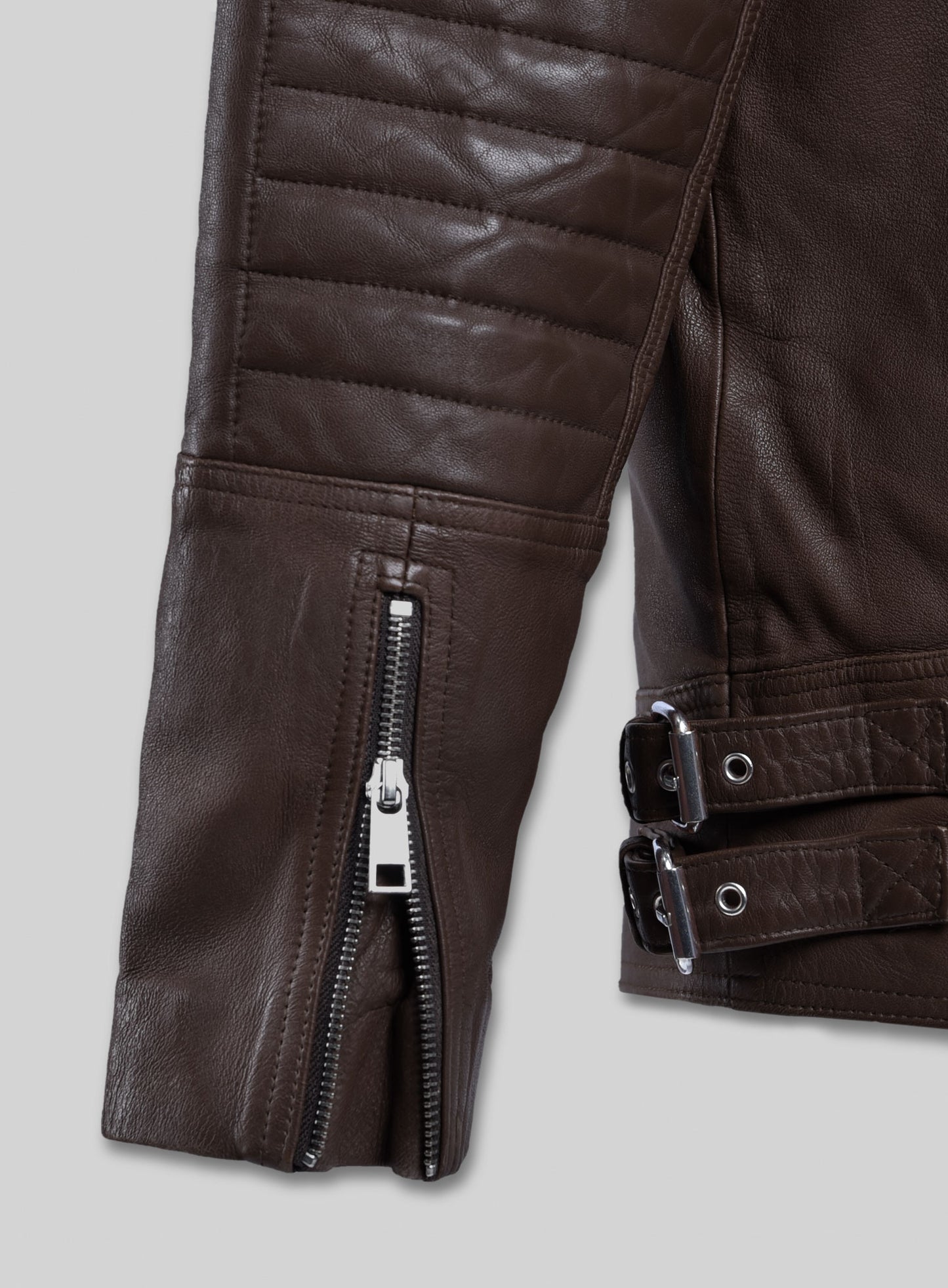 Shotgun Brown Moto Leather Jacket