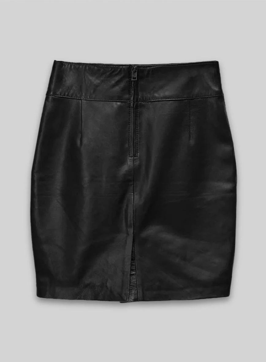 Sofia Vergara Leather Skirt