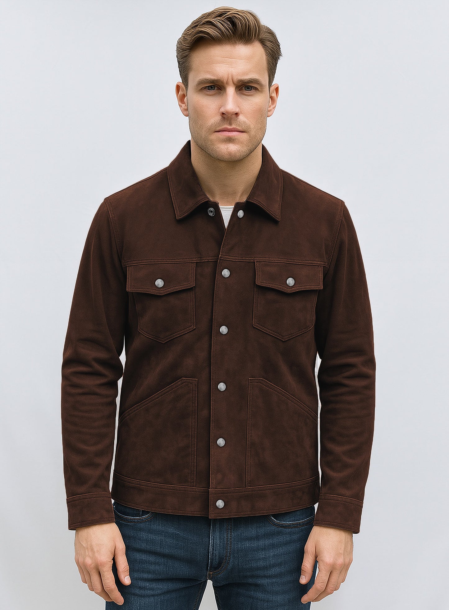 Brown Frodo Suede Leather Jacket