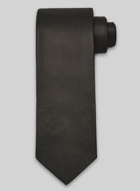 Soft Louis Brown Leather Tie