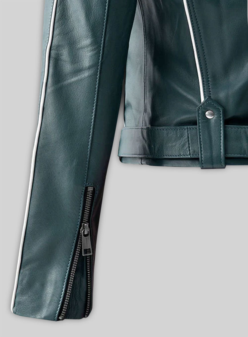 Soft Prussian Blue Jennifer Morrison Once Upon a Time Jacket