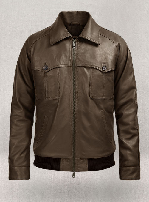 Soft Scottish Brown David Leather Jacket #2 - LeatherCult