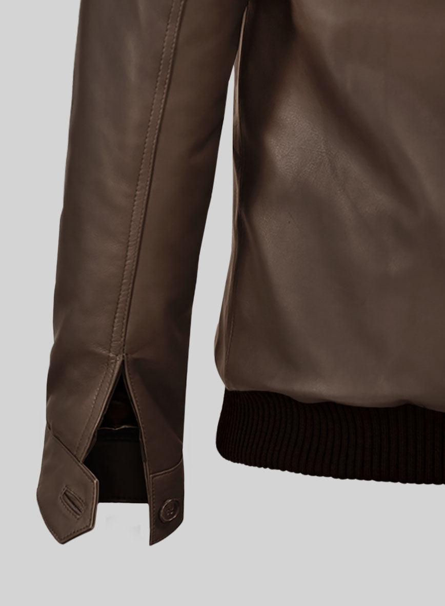 Soft Scottish Brown David Leather Jacket #2