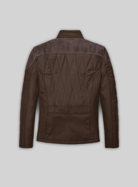 Soft Scottish Brown Leather Jacket #635
