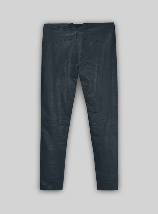 Soft Winsor Blue Jim Morrison Leather Pants