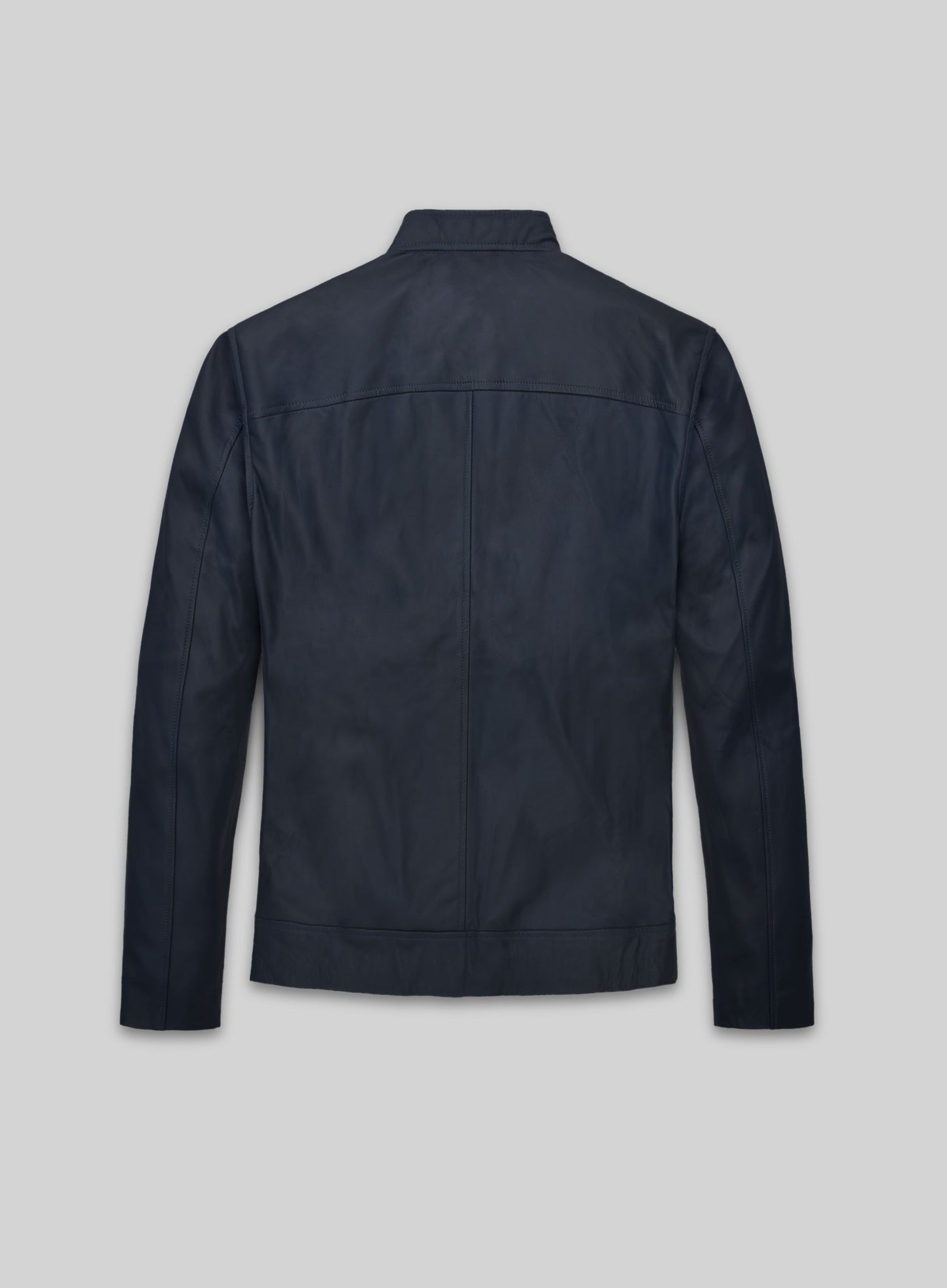 Soft Winsor Blue Michael Fassbender Leather Jacket - XL