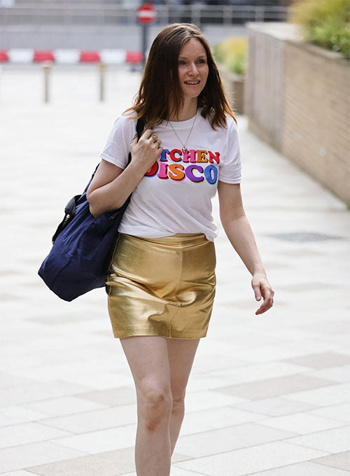Sophie Ellis Bextor Leather Skirt - LeatherCult