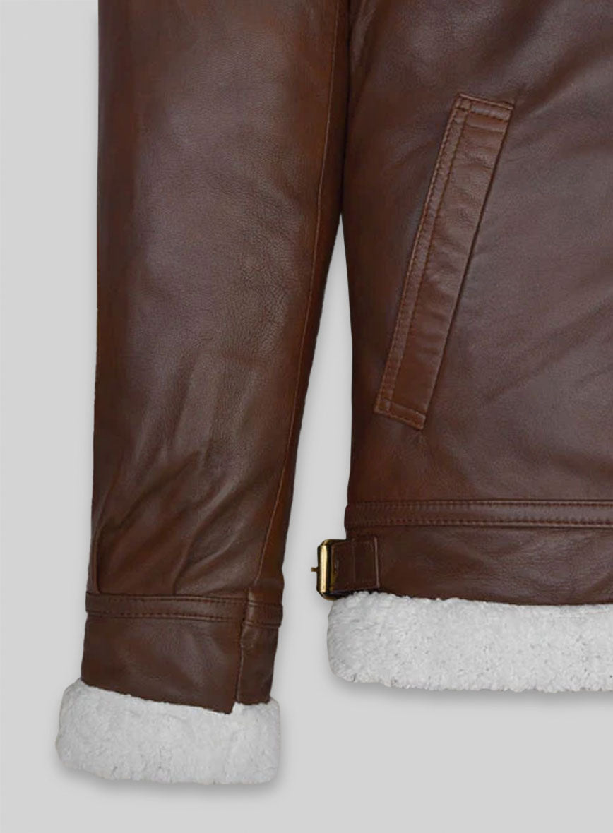 B3 Aviator Spanish Brown Leather Jacket
