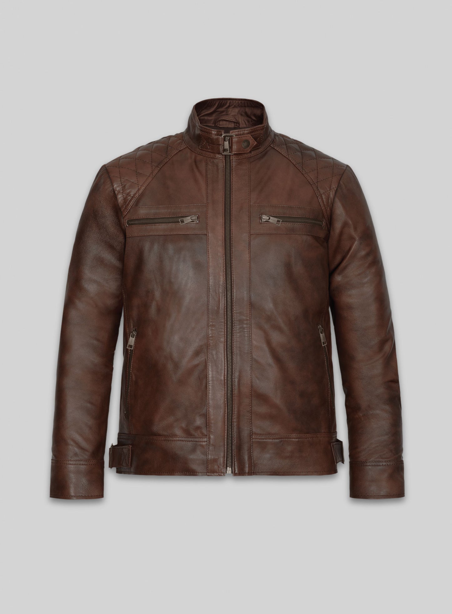 Spanish Brown Leather Jacket # 653