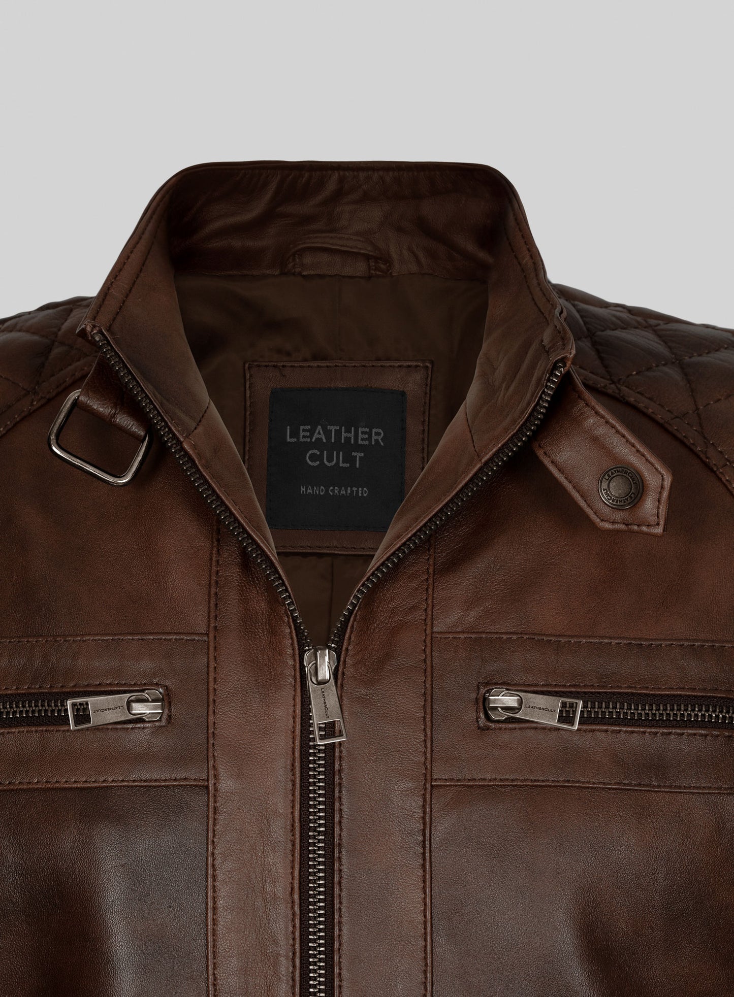 Spanish Brown Leather Jacket # 653