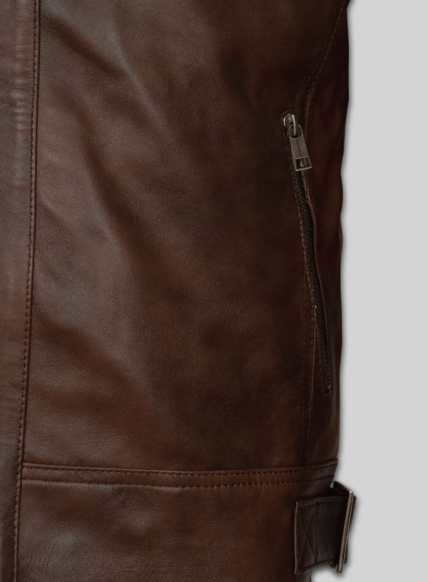 Spanish Brown Leather Jacket # 653