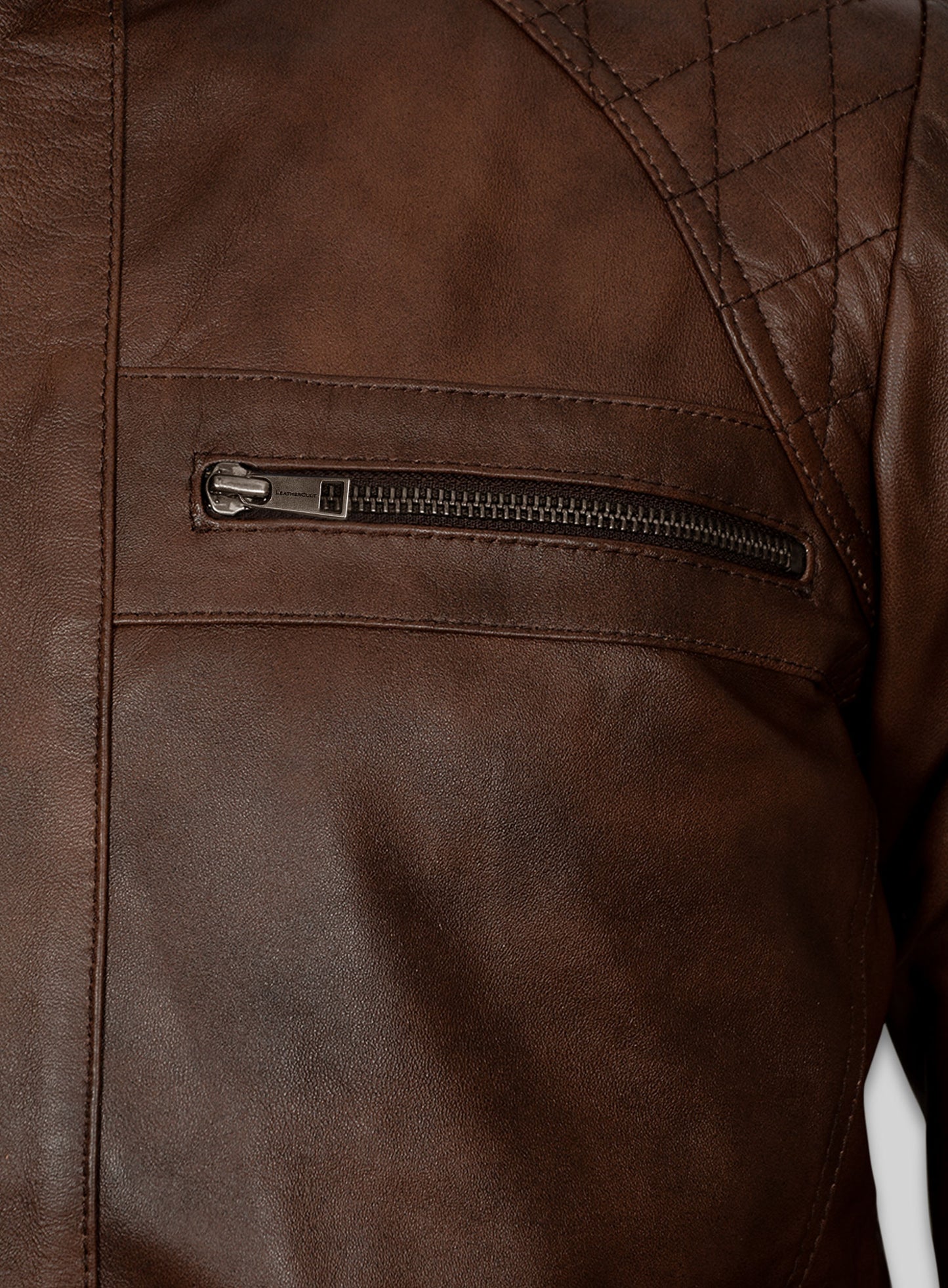 Spanish Brown Leather Jacket # 653
