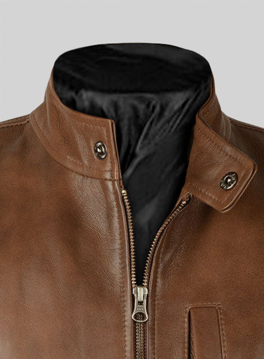 Spanish Brown Leather Vest # 325