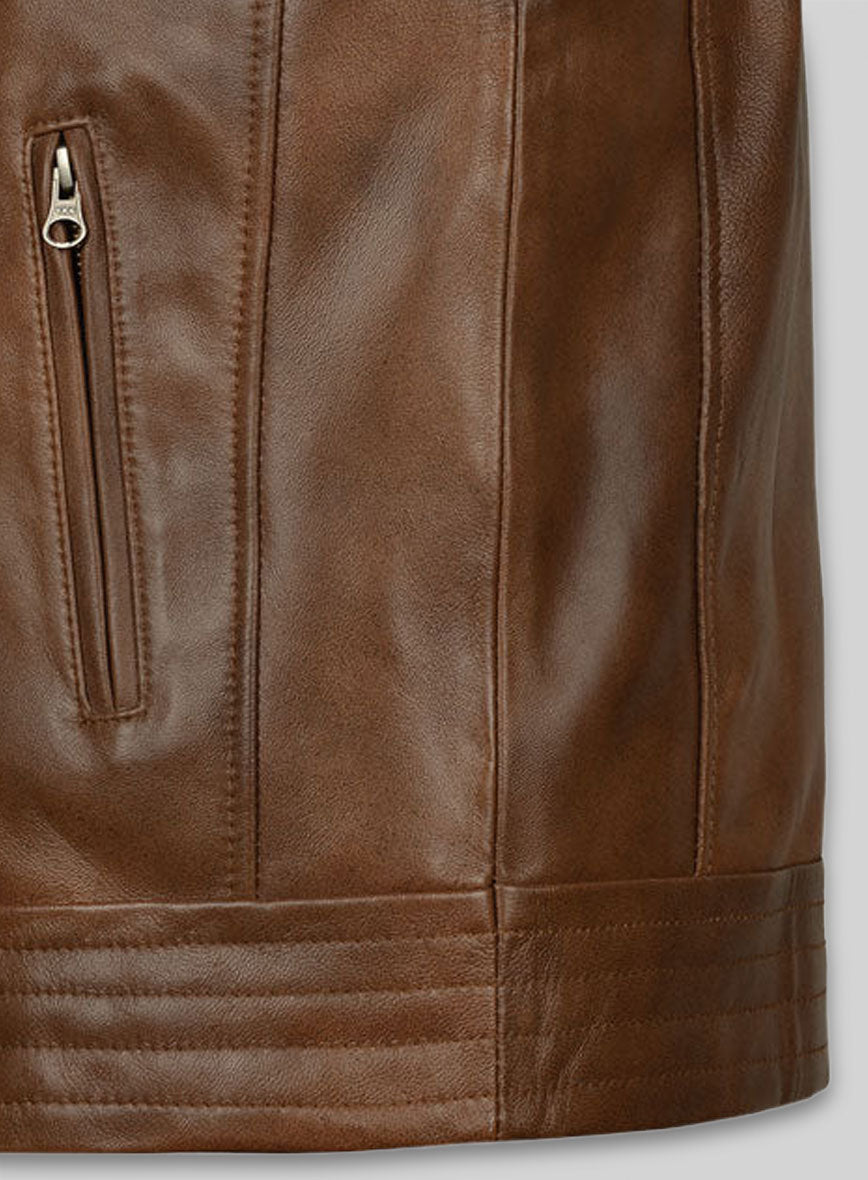 Spanish Brown Leather Vest # 325