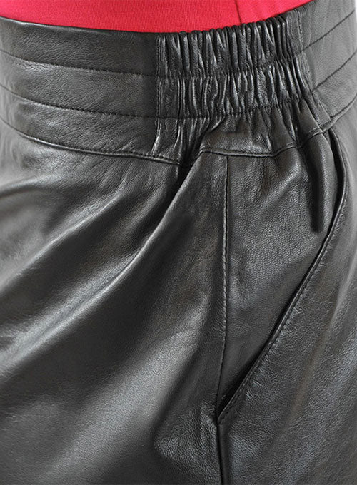 Sporty Leather Skirt - # 465 - LeatherCult