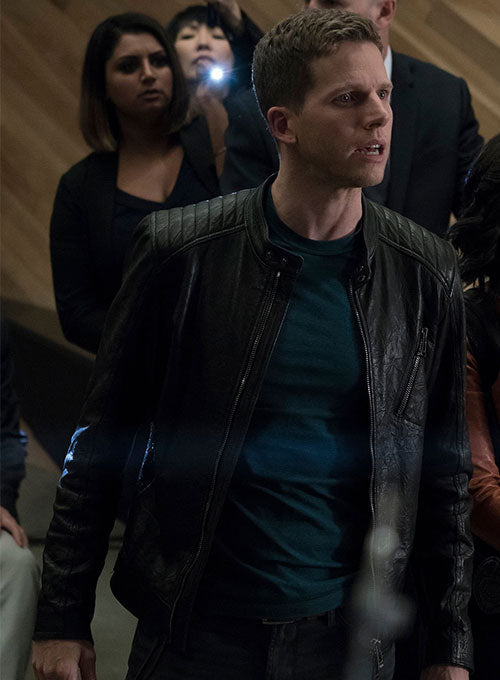 Stark Sands Minority Report Leather Jacket - LeatherCult