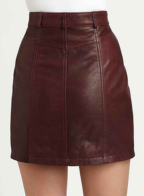 Stylish Leather Skirt - # 148 - LeatherCult