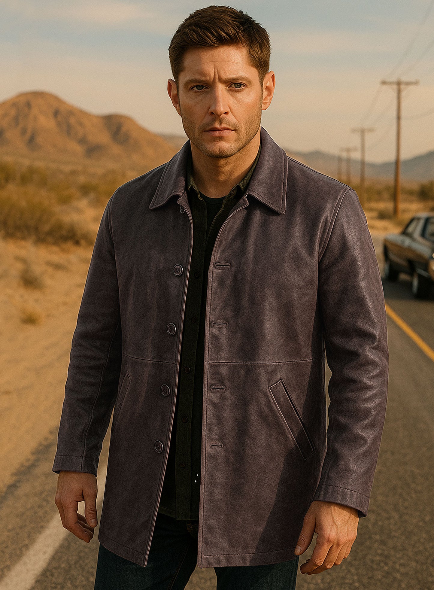Supernatural Dean Winchester Leather Trench Coat