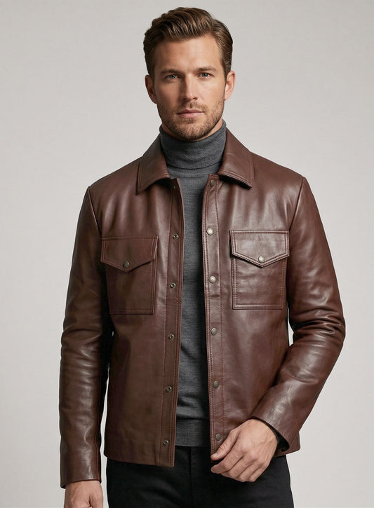 Tan Brown Timothee Chalamet Leather Jacket