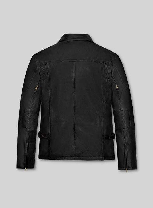 Terminator Genisys Arnold Schwarzenegger Leather Jacket