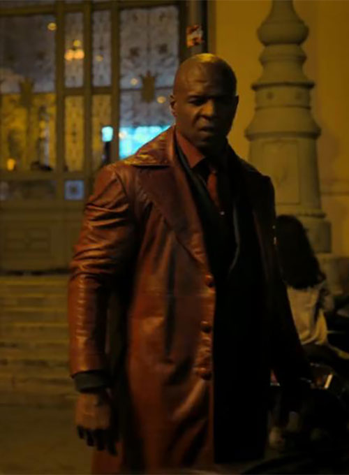 Terry Crews The Killer Game Leather Long Coat - LeatherCult