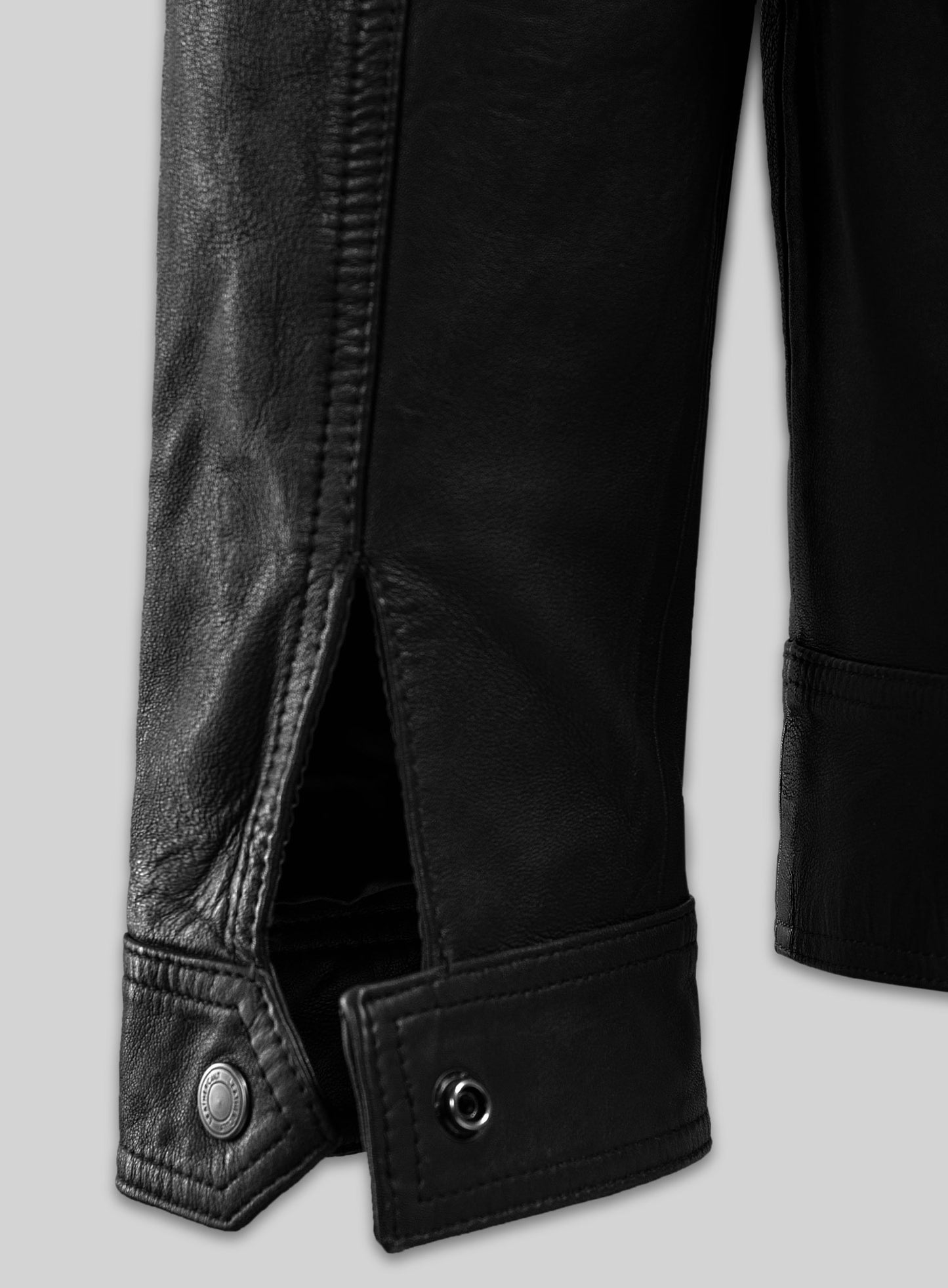 Thunder Storm Black Biker Leather Jacket
