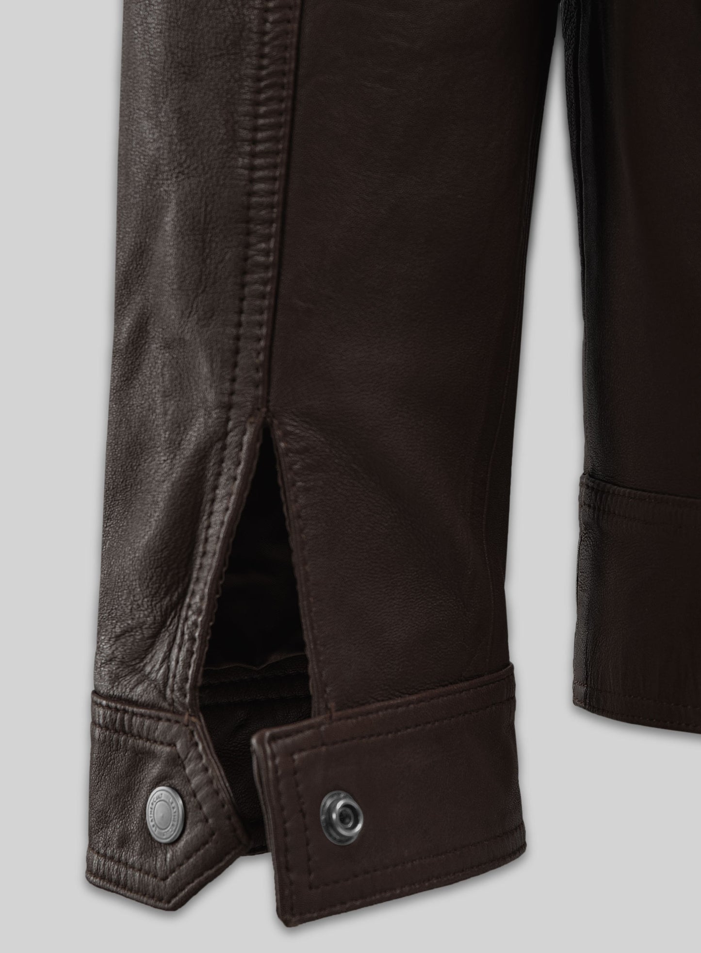 Thunder Storm Brown Biker Leather Jacket