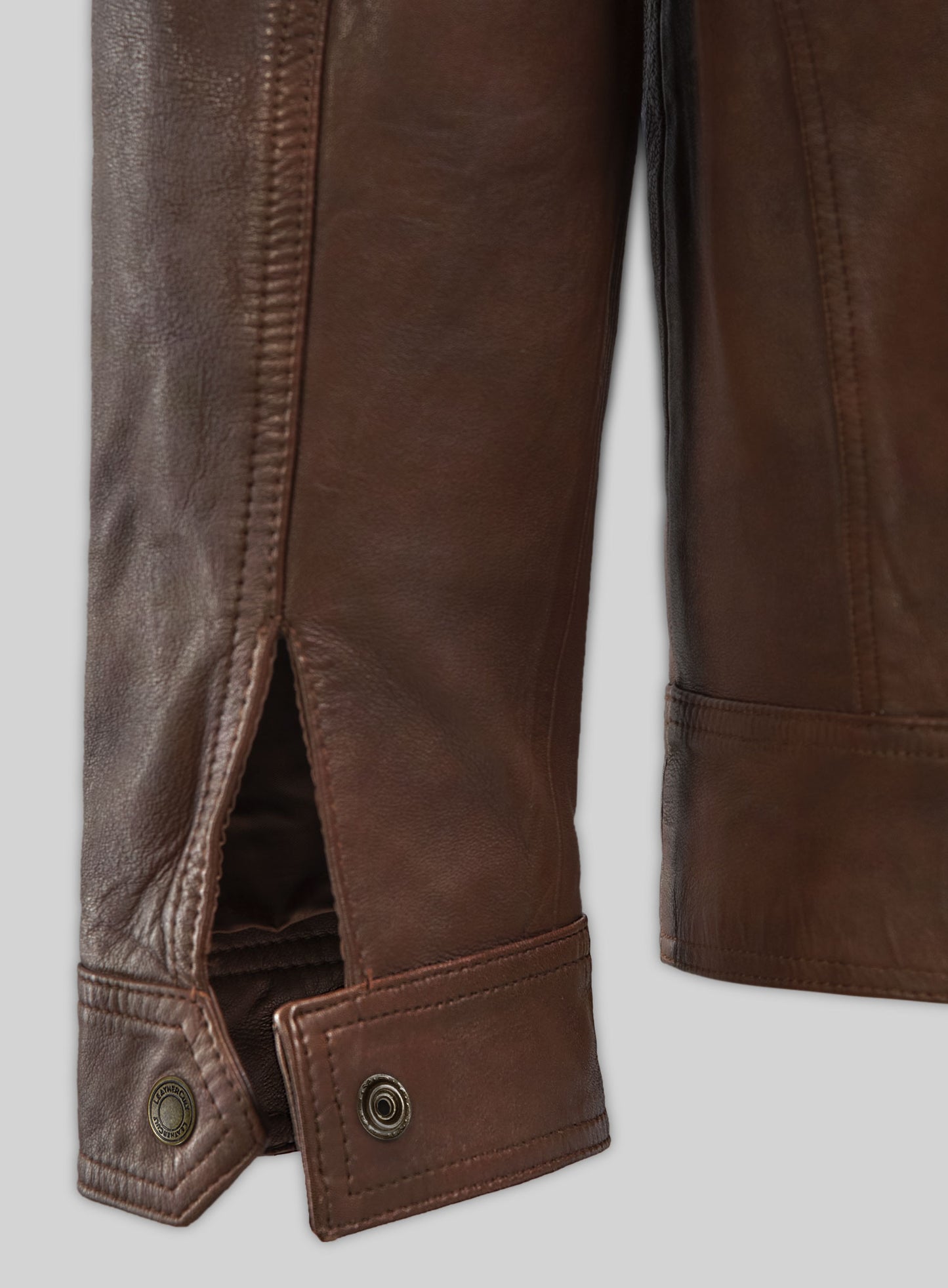 Thunder Storm Spanish Brown Biker Leather Jacket