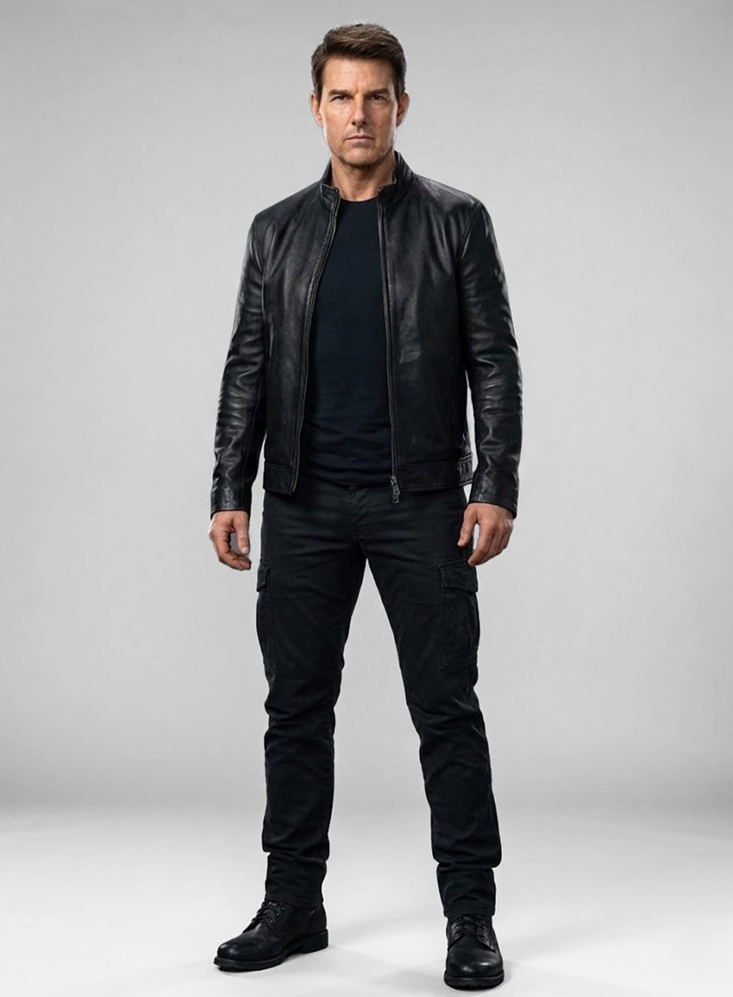 Tom Cruise Mission Impossible Dead Reckoning Leather Jacket