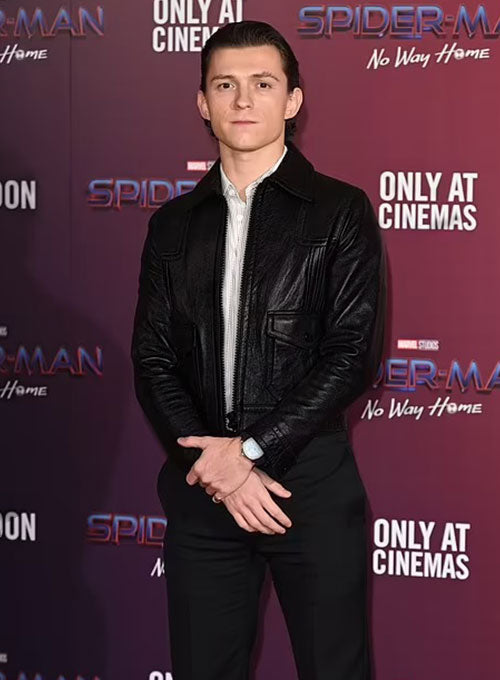 Tom Holland Leather Jacket #2 - LeatherCult