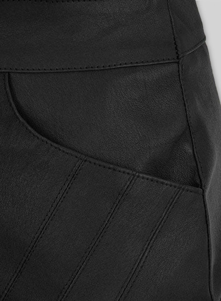 Twiggy Leather Skirt - # 128