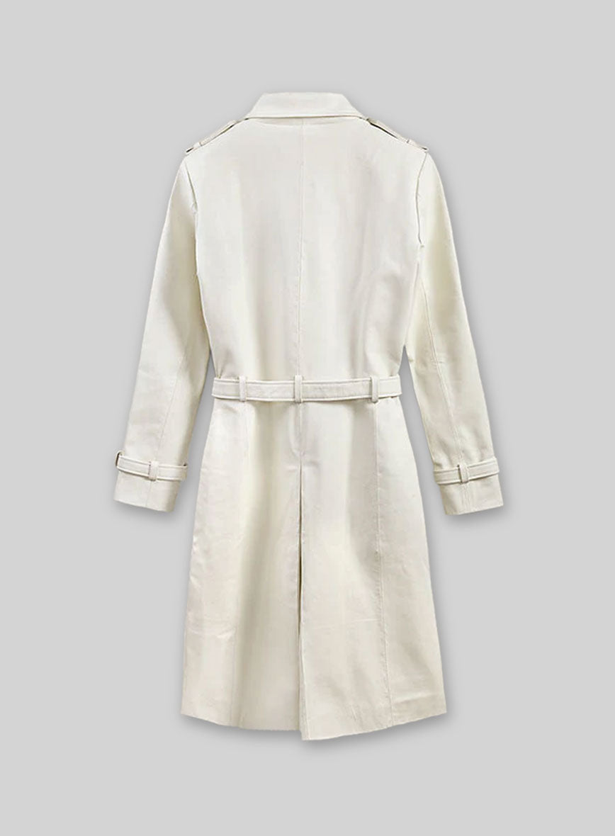 Vanessa Kirby Mission Impossible Fallout Leather Long Coat