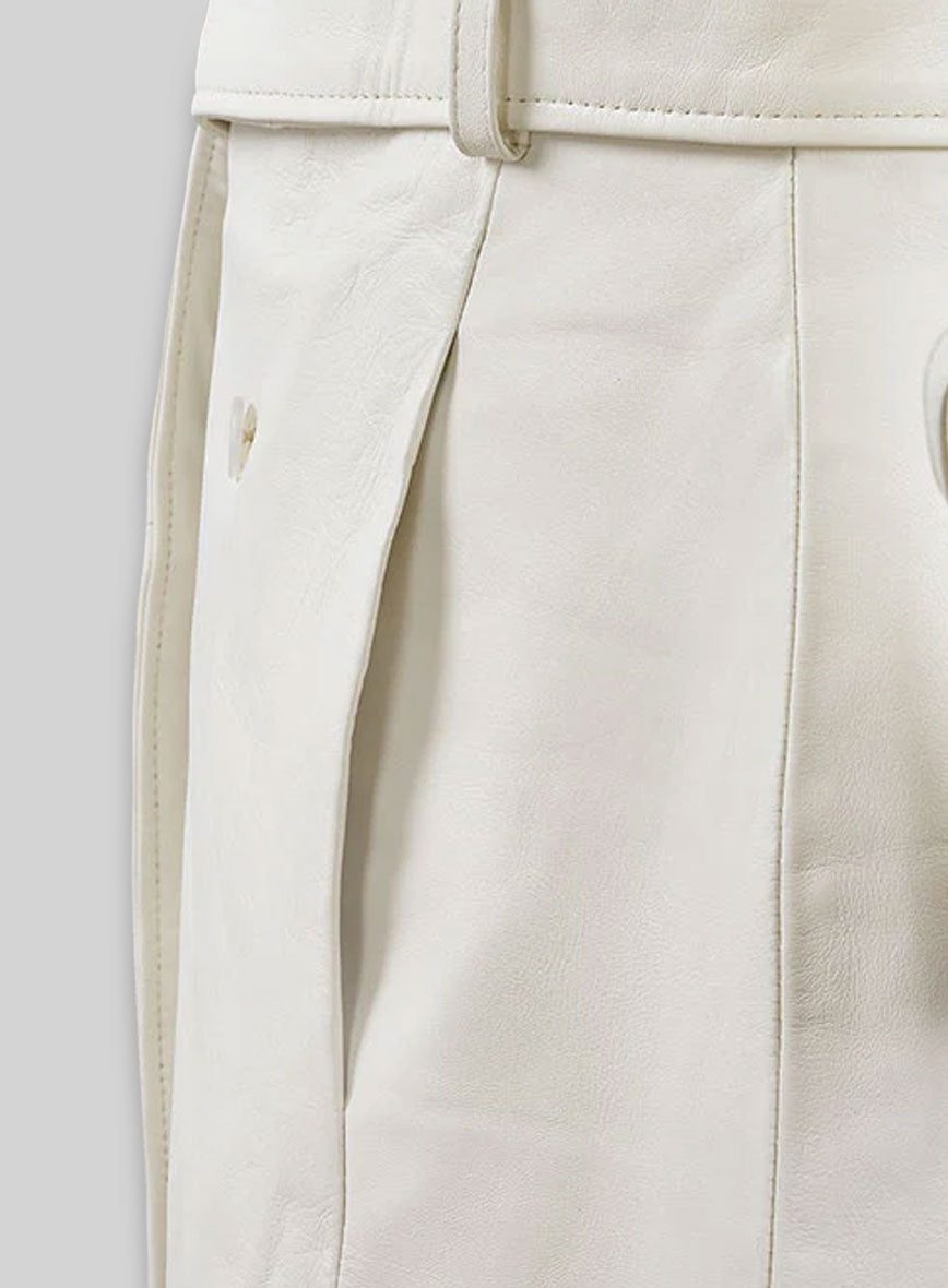 Off White Vanessa Kirby Mission Impossible Leather Coat