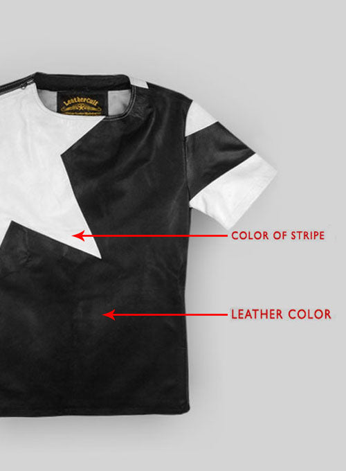 Victor Leather T-Shirt - LeatherCult
