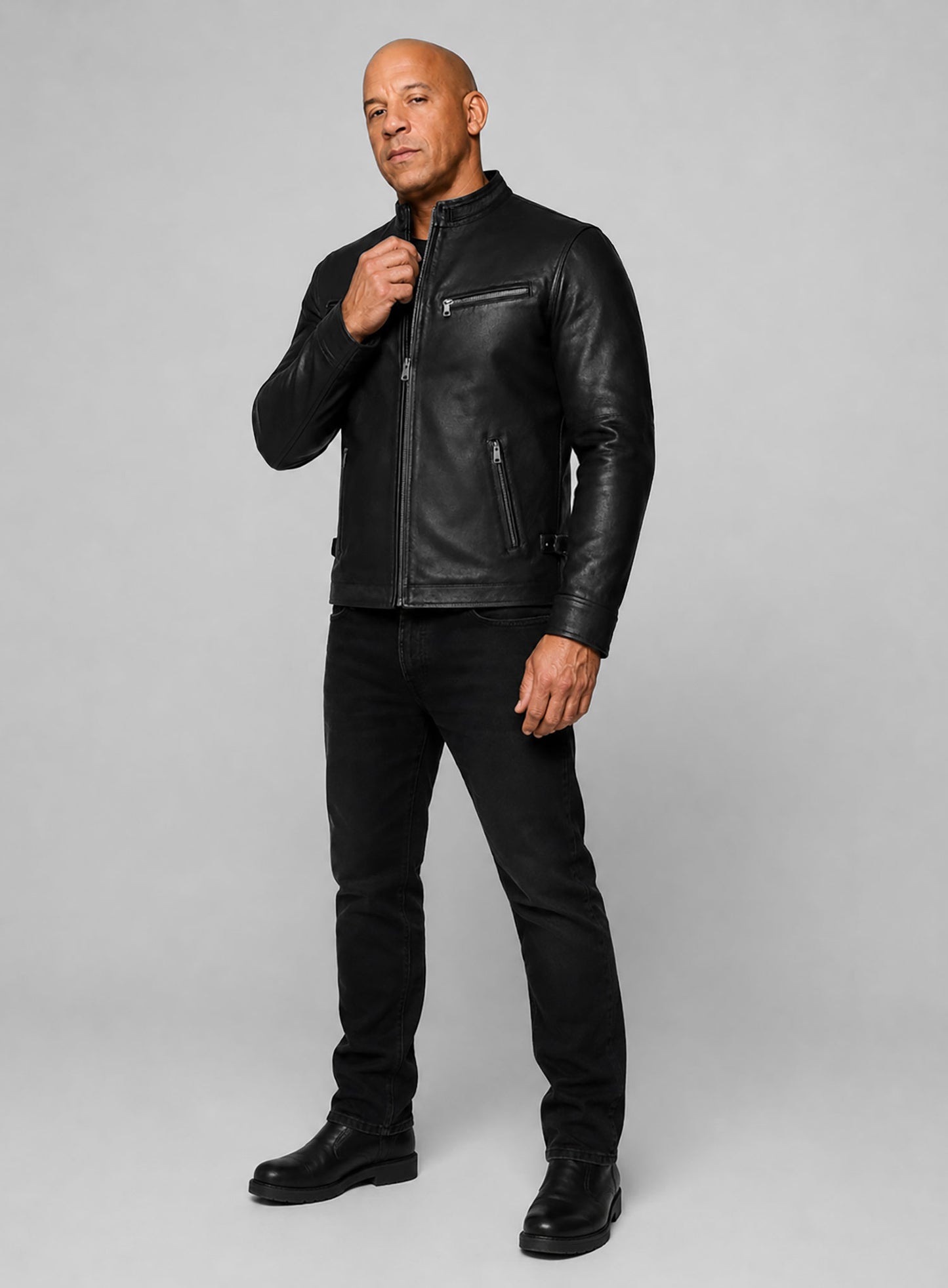 Vin Diesel Fast And Furious 6 Leather Jacket