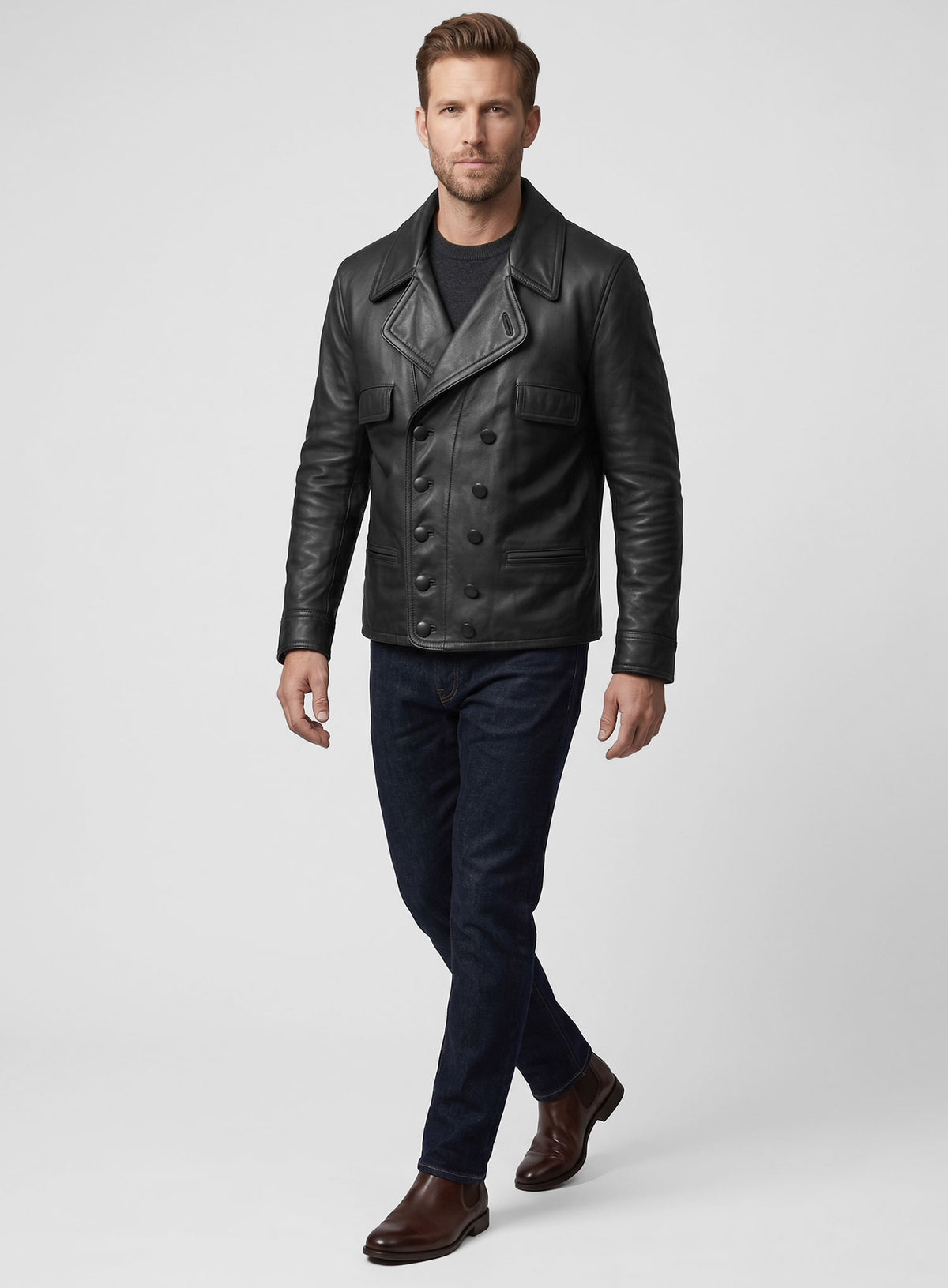 Gelmok Motorcycle Leather Jacket