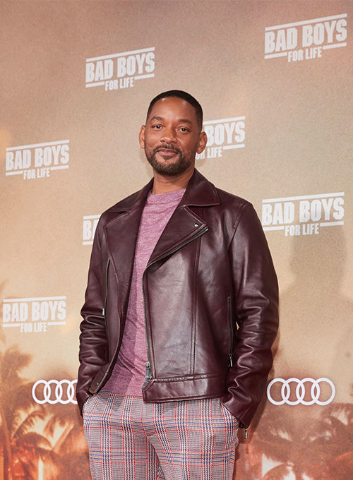 Will Smith Bad Boys For Life Premiere Leather Jacket - LeatherCult