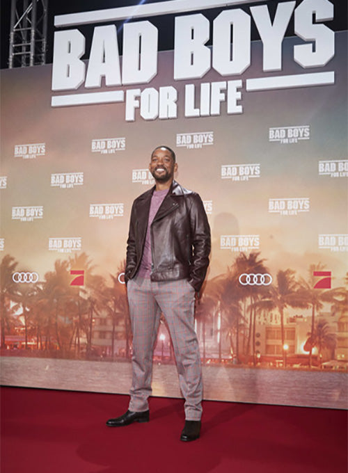 Will Smith Bad Boys For Life Premiere Leather Jacket - LeatherCult
