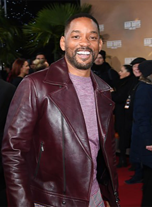 Will Smith Bad Boys For Life Premiere Leather Jacket - LeatherCult