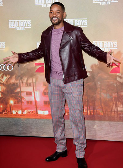 Will Smith Bad Boys For Life Premiere Leather Jacket - LeatherCult