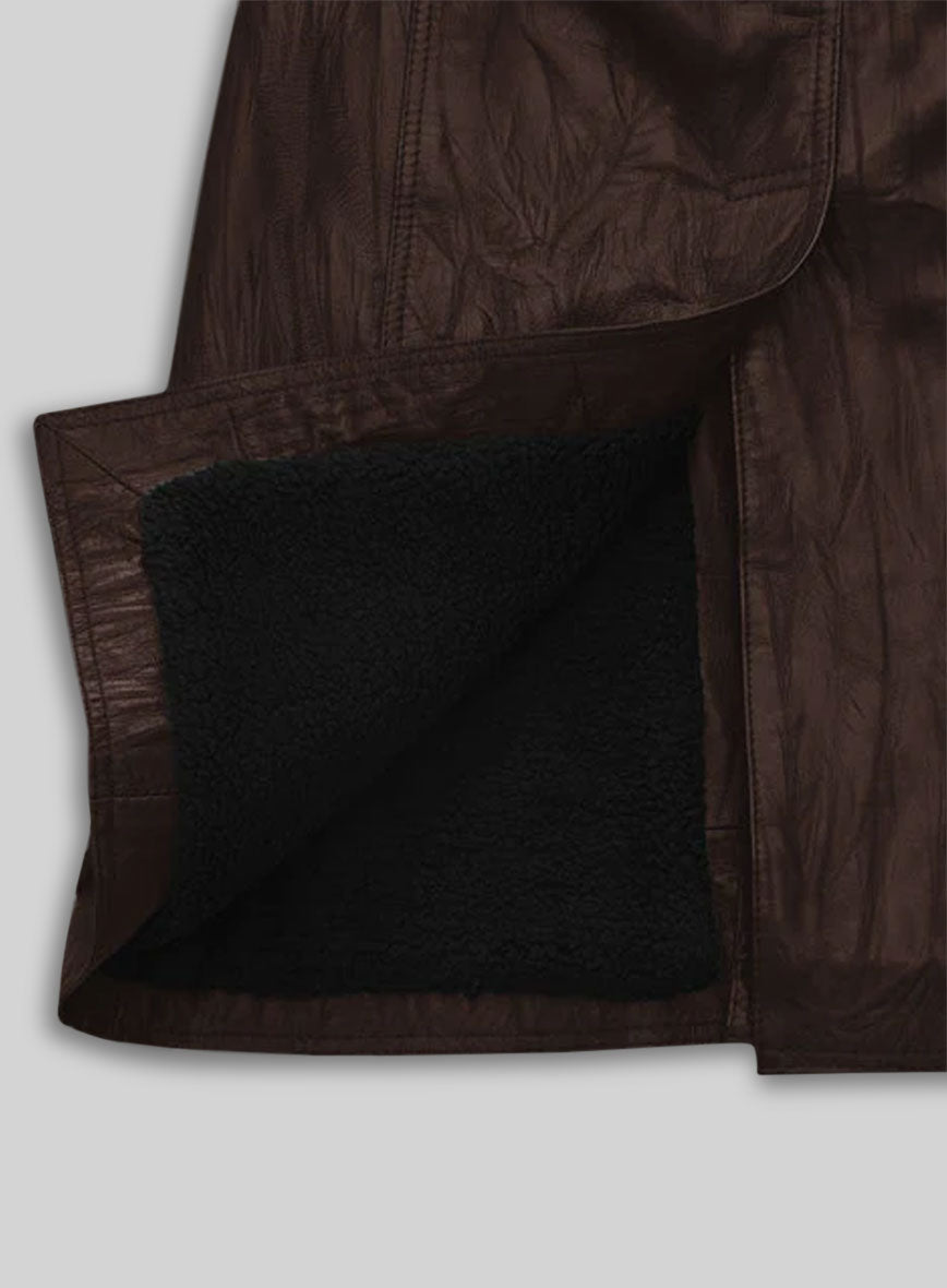 Wrinkled Brown Ryan Gosling Blade Runner 2049 Long Coat