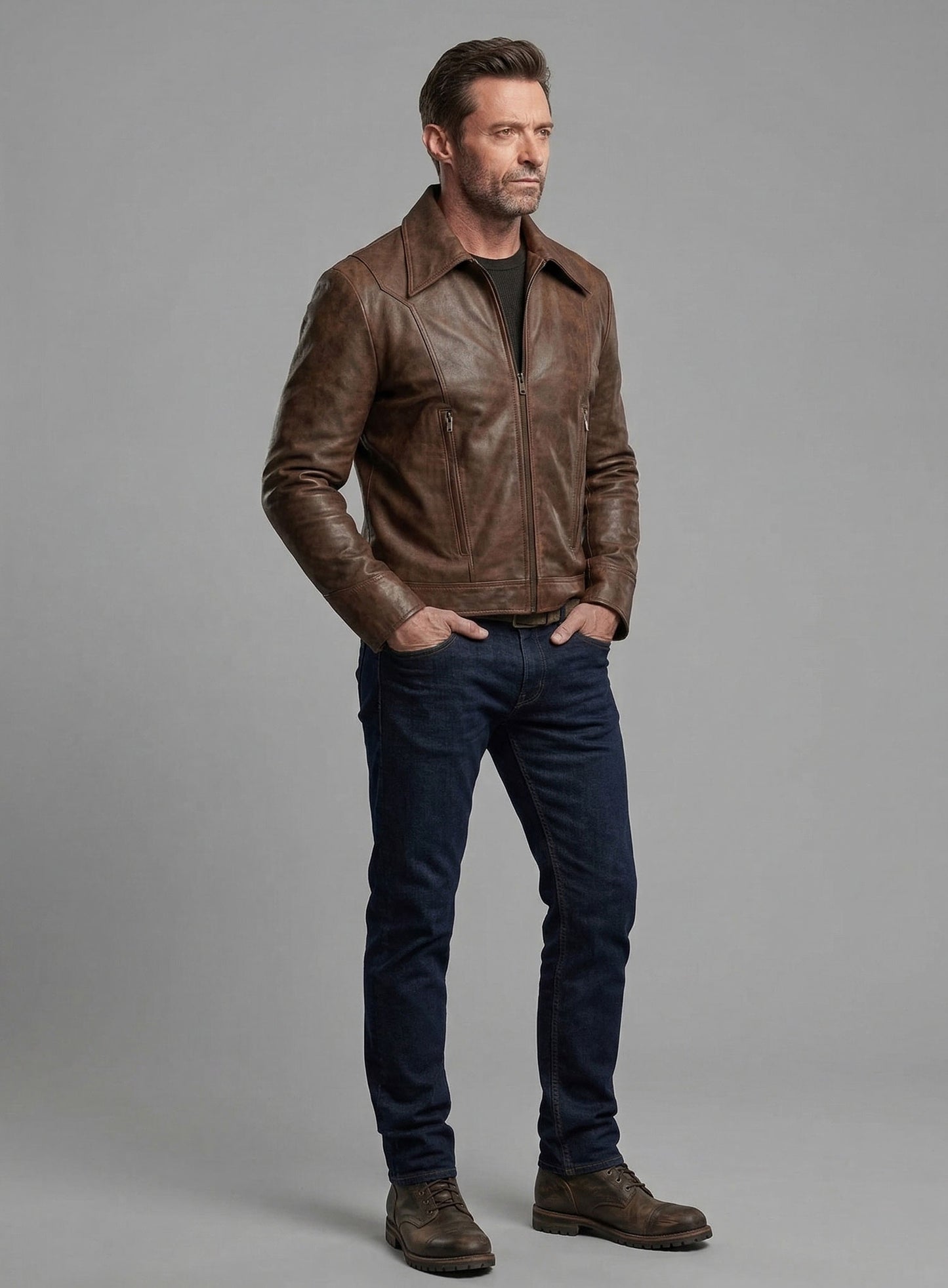 X Men Days of Future Past Leather Jacket - L